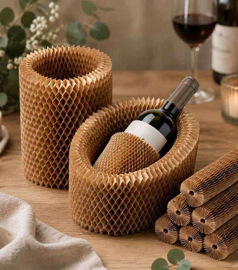 Сотовые рукава из бумаги 1
