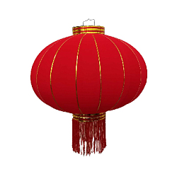 Китайский фонарь эконом d-64 см, красный