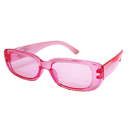 Очки прямоугольные розовые №20