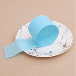 Крепированная лента 4,5 см х 25 м, голубой