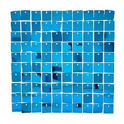 Панель с пайетками для фотозоны 30х30см, голубой